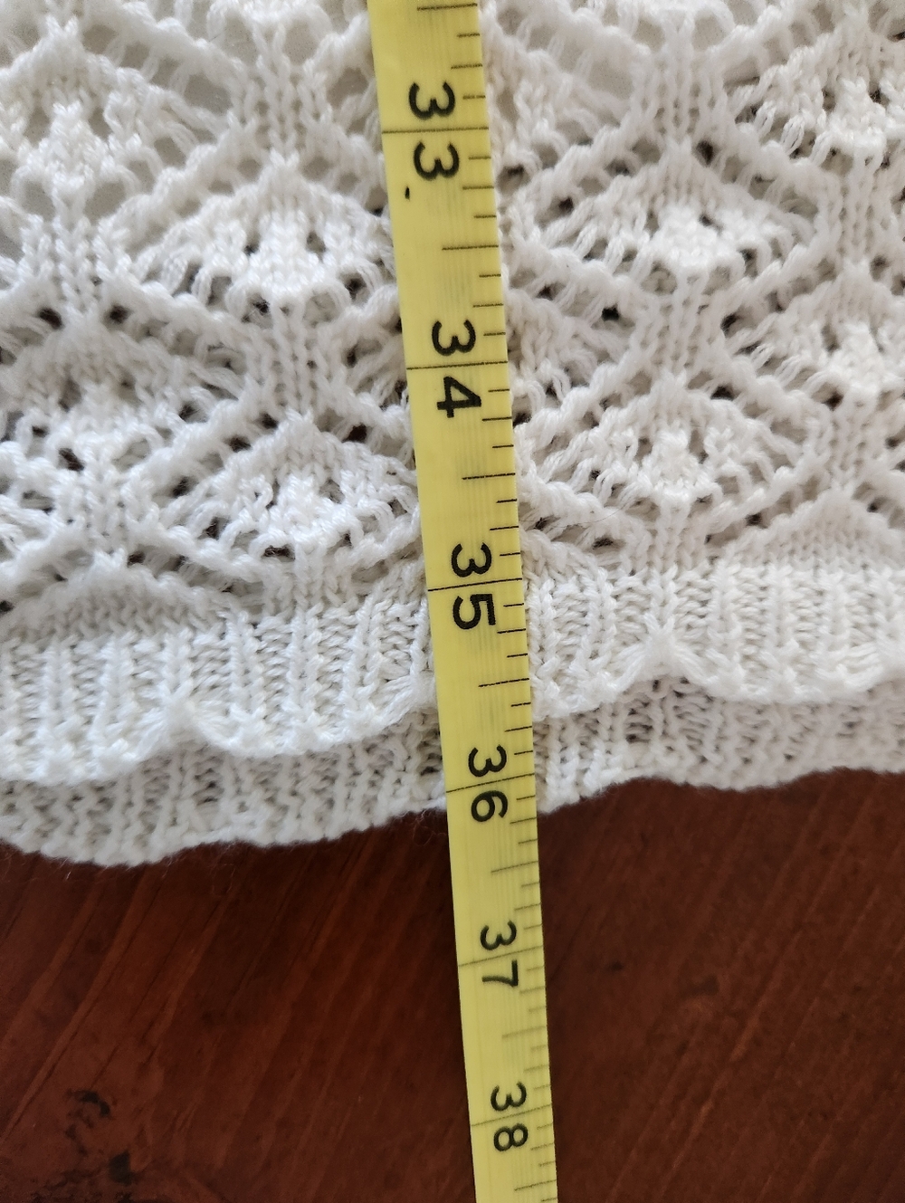 Madden NYC Crochet Ivory Tank Dress - Picture 9 of 11